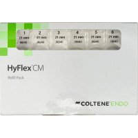 HyFlex® CM, NiTi, reszelő utántöltések, 21 mm, Taper.06 ISO 040, 6 darab