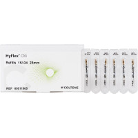 HyFlex® CM, NiTi, reszelő utántöltések, 25 mm, Taper.04 ISO 015, 6 darab
