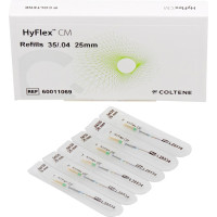 HyFlex® CM, NiTi, reszelő utántöltések, 25 mm, Taper.04 ISO 035, 6 darab