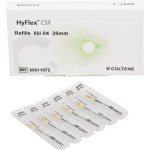 HyFlex® CM, NiTi, reszelő utántöltések, 25 mm, Taper.04 ISO 050, 6 darab