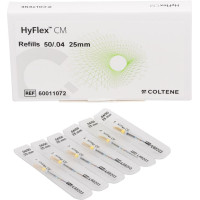 HyFlex® CM, NiTi, reszelő utántöltések, 25 mm, Taper.04 ISO 050, 6 darab