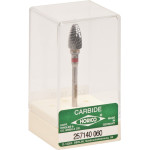 Labor frézer (Keresztfogazás) (78) (X-Cut - Fine) (ISO 60), Kézidarab (HP, Ø 2,35 mm, ISO 104) ISO 60 ISO-Forma 257, Keresztfogazás, Keményfém, 12 mm, 1 darab