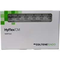 HyFlex® CM, NiTi, reszelő utántöltések, 25 mm, Taper.04 ISO 060, 6 darab