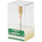 Titanium (72), Labor frézer (Q-fogazás), Kézidarab (HP, Ø 2,35 mm, ISO 104, 44,5 mm) ISO 60 finom, Keresztvágatú fogazás (ISO 137), Titánnitrid bevonatú keményfém, 12 mm, 1 darab