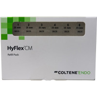 HyFlex® CM, NiTi, reszelő utántöltések, 25 mm, Taper.06 ISO 025, 6 darab