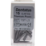 Classic Surtex Titan Wurzelstifte - Packung 15 Stück 11,8 mm, Ø 1,65 mm, Größe 5 - TST-L5