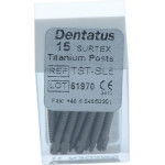 Classic Surtex Titan Wurzelstifte - Packung 15 Stück 17 mm, Ø 1,65 mm, Größe 5 - TST-SL5