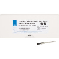 TOPDENT Kis kefe - Pack 12 egység HP, Chungking sörték fekete