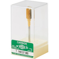 Titanium (72), Labor frézer (Q-fogazás), Kézidarab (HP, Ø 2,35 mm, ISO 104, 44,5 mm) ISO 60 közepes, Keresztvágatú fogazás (ISO 137), Titánnitrid bevonatú keményfém, 12 mm, 1 darab