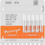 Diamanten 830, gyémántcsiszoló, sárga, ISO 016, FG, 5 darab