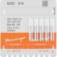 Diamanten 830, gyémántcsiszoló, sárga, ISO 016, FG, 5 darab