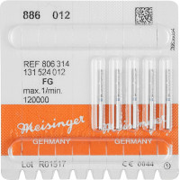 Diamanten 886, gyémántcsiszoló, kék, ISO 012, FG, 5 darab