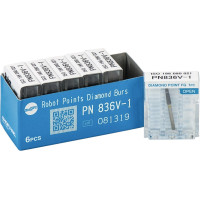 Robot Points® FG 836, gyémántcsiszoló, sárga ISO 021, 6 darab