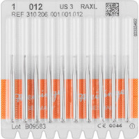 Stahlbohrer 1, acél-fúró, ISO 012, RAXL, 10 darab