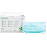 BARRIER® OP-Maske Standard - Packung 60 Stück grün, Bindebänder extra lang, geringer Atemwiderstand