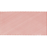 Viaszrács (E), (150 x 75 mm), piros, 10 darab