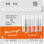 Diamanten 839, gyémántcsiszoló, kék, ISO 012, FG, 5 darab