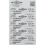 Diamant FG 001, gyémántcsiszoló, sárga, ISO 012, 5 darab Diamant FG 001, gyémántcsiszoló, sárga, ISO 012, 5 darab