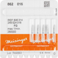 Diamanten 862, gyémántcsiszoló, kék, ISO 016, FG, 5 darab