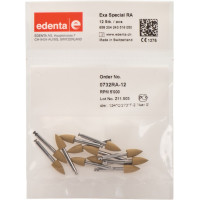 Exa Special Packung 12 Polierer gelb ISO 050 RA, kleine Spitze