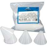 Önto tölcsér (W), fehér, átlátszó, Műanyag, 50 darab