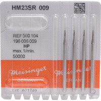 Fúró (23 R) (ISO 9), Kézidarab (HP, Ø 2,35 mm, ISO 104, 44,5 mm) ISO 9 kerek, ISO-Forma 196, Keményfém, 5 darab