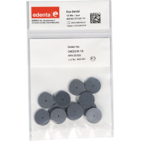 EXA Dental (ISO 170), Polírozó (Univerzális), szereletlen ISO 170 Korong, szürke, Szilíciumkarbid- Szilikon, 20.000 f/p, 12 darab