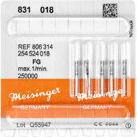 Diamanten 831, gyémántcsiszoló, kék, ISO 018, FG, 5 darab
