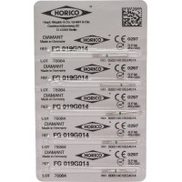 Diamant FG 019, gyémántcsiszoló, zöld, ISO 014, 5 darab