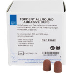Allround Abrasive Cup (medium) (15 x 10 mm ¦ 150 µm), Csiszolókő, közepes, kerek, 50 darab