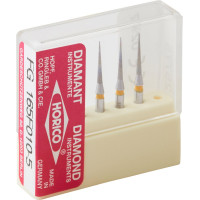 Diamant FG 165, gyémántcsiszoló, sárga, ISO 010, 5 darab Diamant FG 165, gyémántcsiszoló, sárga, ISO 010, 5 darab