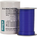 S-U-WACHSDRAHT Rolle 250 g blau, Ø 4 mm, hart