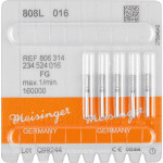 Diamanten 808L, gyémántcsiszoló, kék, ISO 016, FG, 5 darab