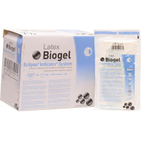 Biogel Eclipse® Indicator® System - csomag 25 x 2 Paar puderfrei, (Farbe: stroh, zöld), méret 7,5 - 60775