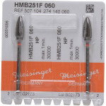 Black Cobra HM 251, frézer, piros ISO 060, HP, 2 darab