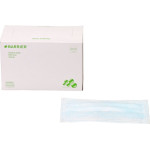 BARRIER® OP-Maske Standard - 50 darabos csomag, kék, Bindebänder - 4312(12)