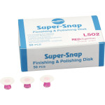 Super-Snap® - utántöltő csomag 50 Scheiben, piros, Körnung extra fein, standard - L502