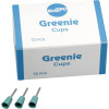 Silikonpolierer SUPERGREENIE®, szilikon polírozó, (fém, amalgám), kehely, FG, 12 darab
