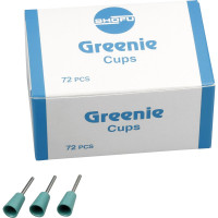 Silikonpolierer GREENIE®, szilikon polírozó, (fém, amalgám), kehely, FG, 72 darab