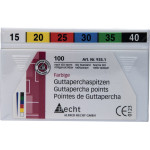 Guttaperchaspitzen farbig Sortiment 100 darab, ISO 015-040