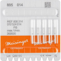 Diamanten 805, gyémántcsiszoló, kék, ISO 014, FG, 5 darab