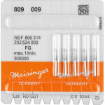 Diamanten 809, gyémántcsiszoló, kék, ISO 009, FG, 5 darab