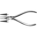 Flachzangen nach Goslee - 1 db, 13 cm, gerieft RS - 1327B