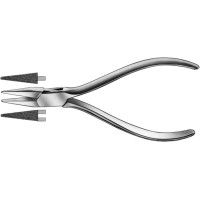 Flachzangen nach Goslee - 1 db, 13 cm, gerieft RS - 1327B