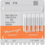 Diamanten 842, gyémántcsiszoló, kék, ISO 016, FG, 5 darab