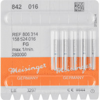 Diamanten 842, gyémántcsiszoló, kék, ISO 016, FG, 5 darab