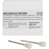 FastCut (#7), Csiszoló, Kézidarab (HP, Ø 2,35 mm, ISO 104) forgó, fehér, 6 darab