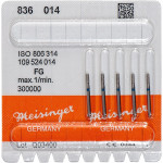Diamanten 836, gyémántcsiszoló, kék, ISO 014, FG, 5 darab