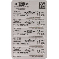 Diamant FG 199, gyémántcsiszoló, zöld, ISO 018, 5 darab Diamant FG 199, gyémántcsiszoló, zöld, ISO 018, 5 darab