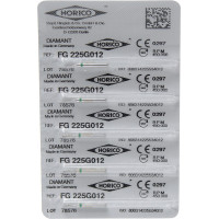 Diamant FG 225, gyémántcsiszoló, zöld, ISO 012, 5 darab